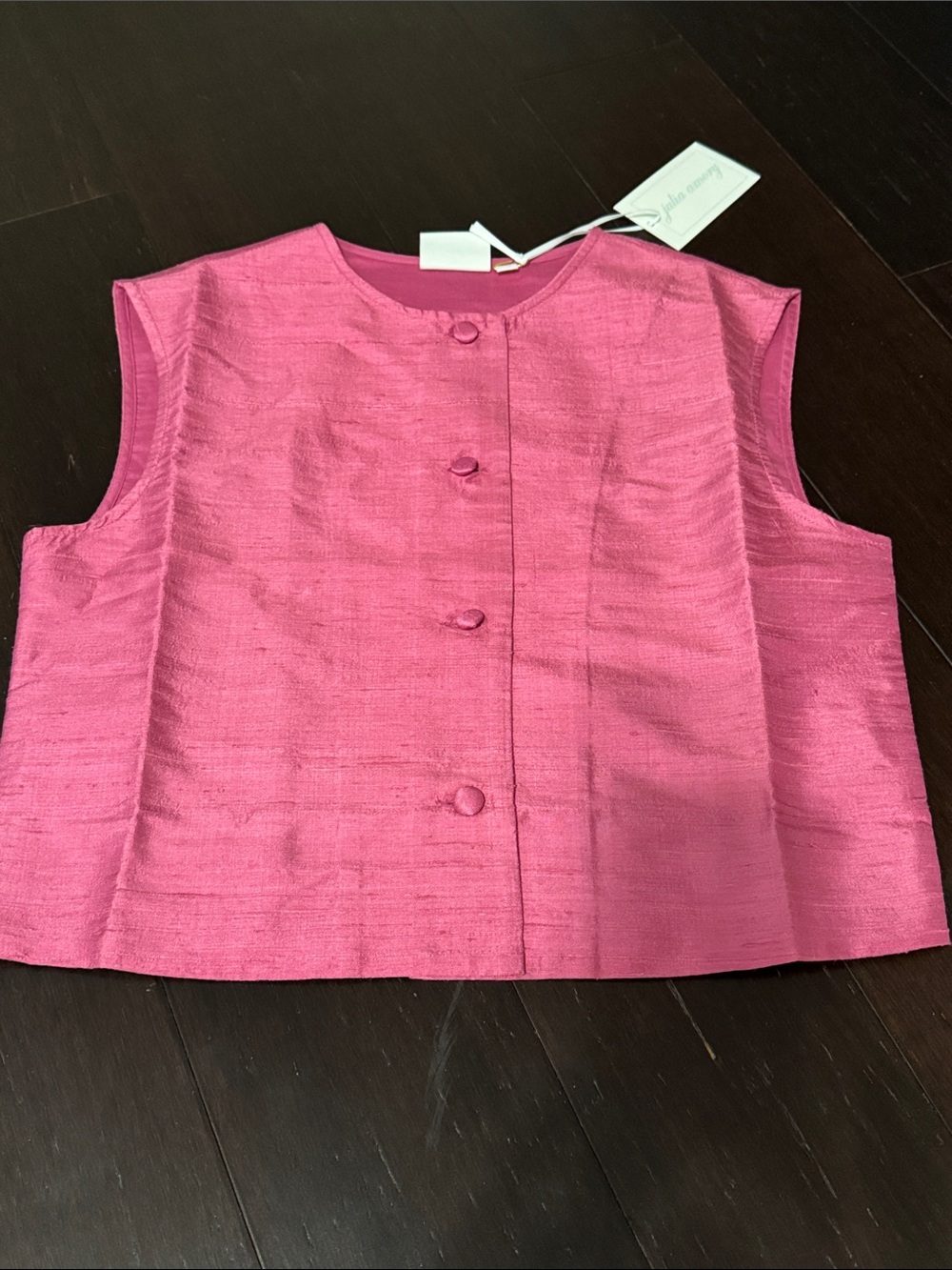 Julia Amory Blair Dupioni Top